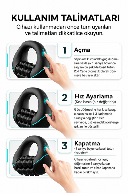 CELVIA SculptRoll™ Selülit Masaj Aleti - Pürüzsüz & Sıkı Görünüm
